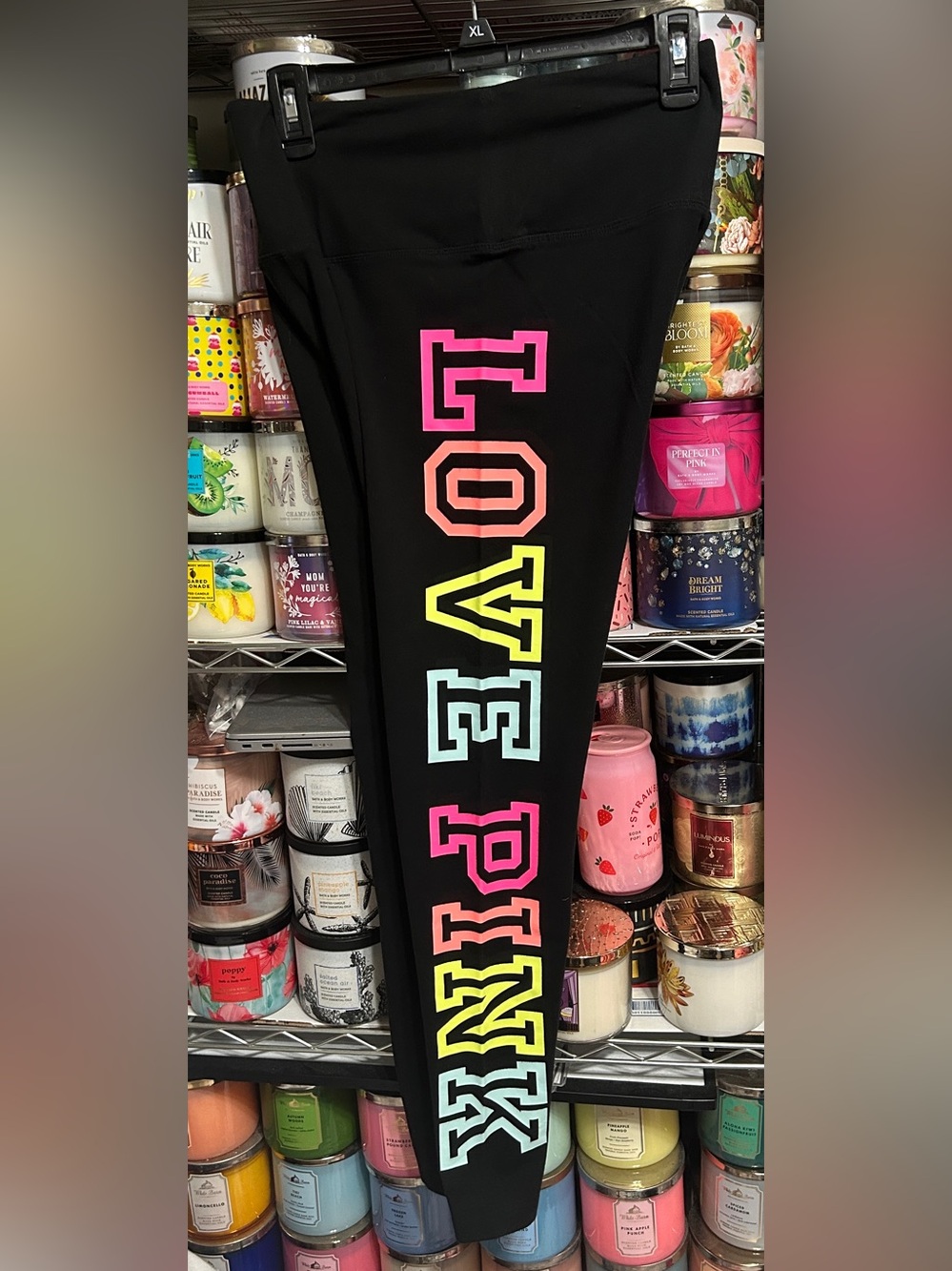 VS PINK LOGO LEGGINGS